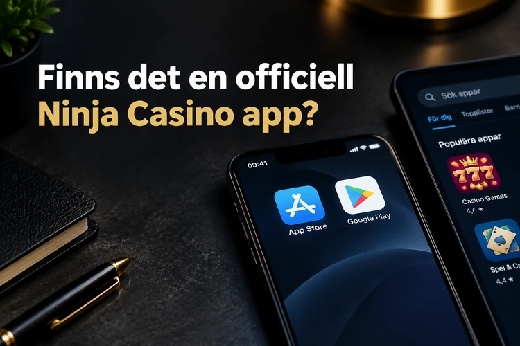 Finns det en officiell Ninja Casino app?