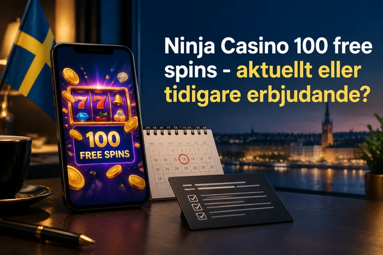 Ninja Casino välkomstbonus - erbjudande för nya spelare