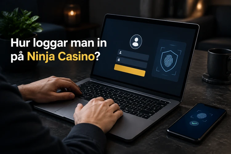 Hur loggar man in på Ninja Casino?