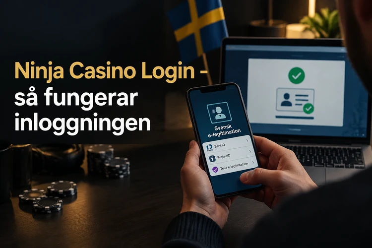 Ninja Casino Login - så fungerar inloggningen