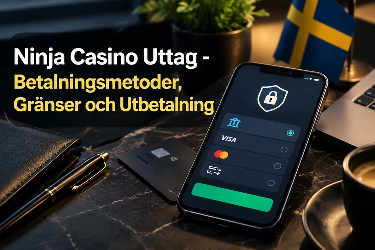 Ninja Casino Uttag - Betalningsmetoder, Gränser och Utbetalning